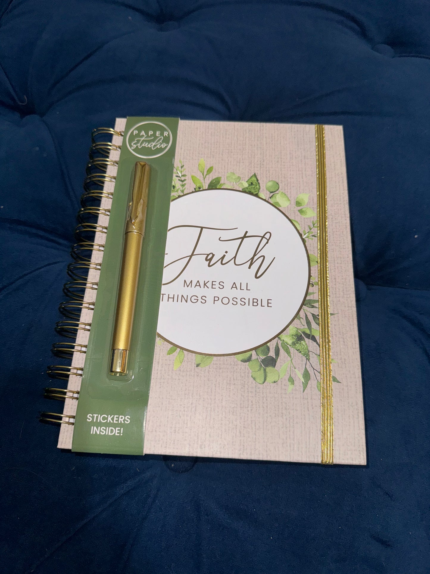Faith over Fear notebook