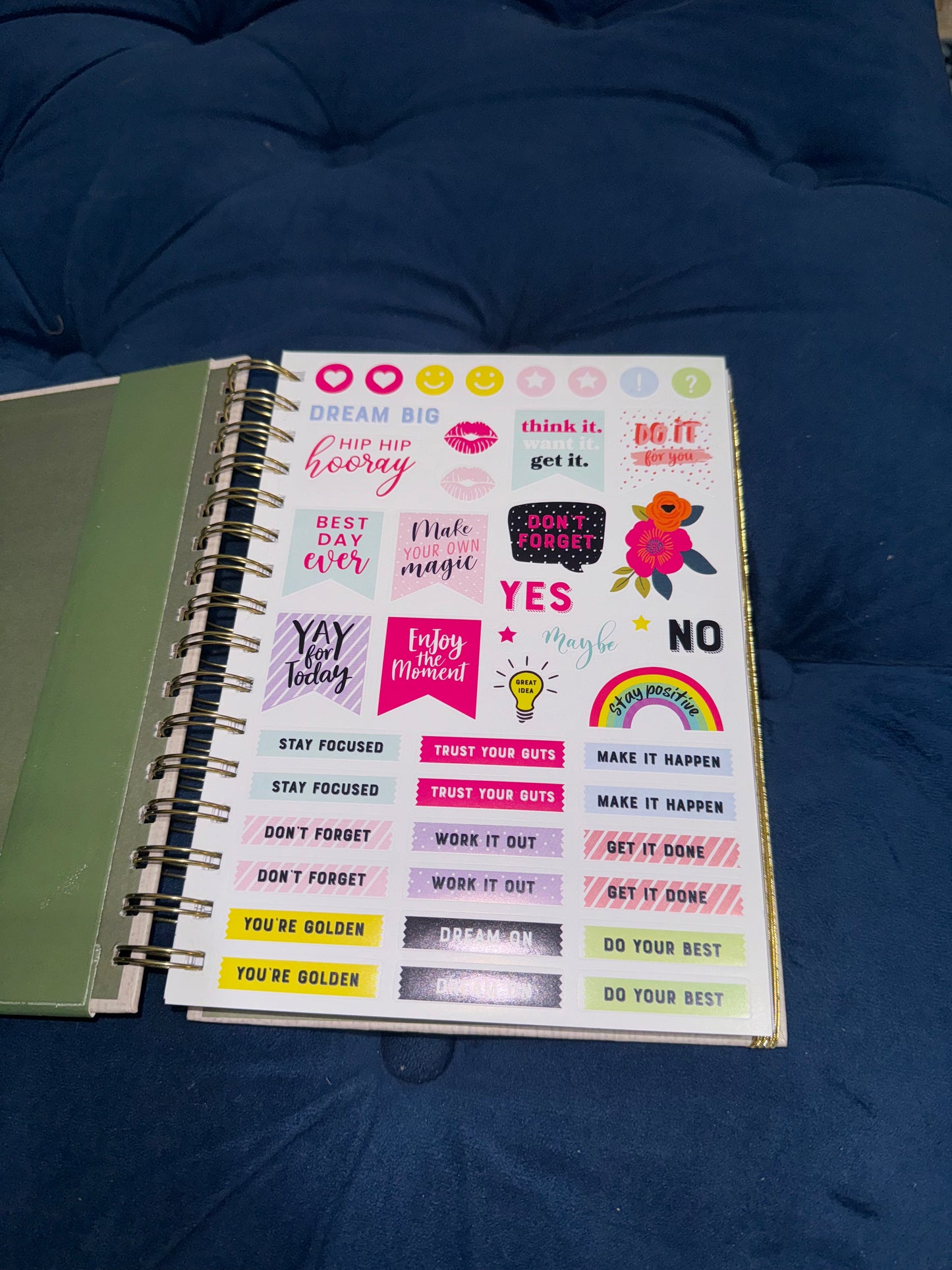 Faith over Fear notebook