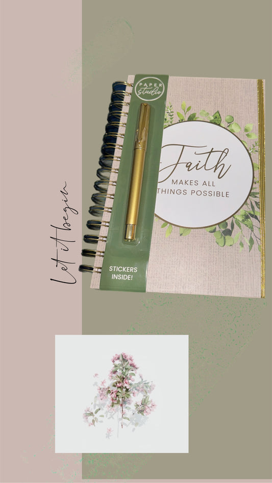 Faith over Fear notebook